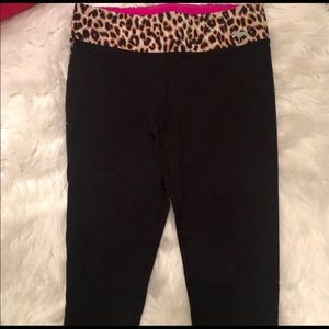 Vs Pink Cropped Leggings M